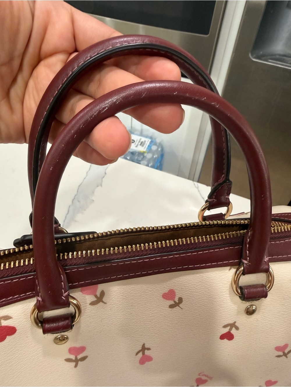 Coach Rowan Satchel with Matching Pouch - Picture 9 of 14